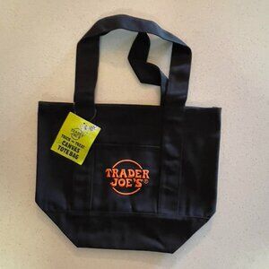 NWT Trader Joe’s Black Halloween Mini Canvas Tote